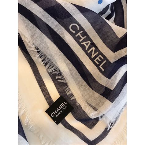 chanel cashmere scarf|cashmere Chanel scarf for women.